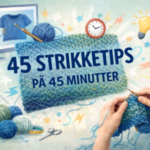 Temamøte oktober 45 strikketips på 45 minutter