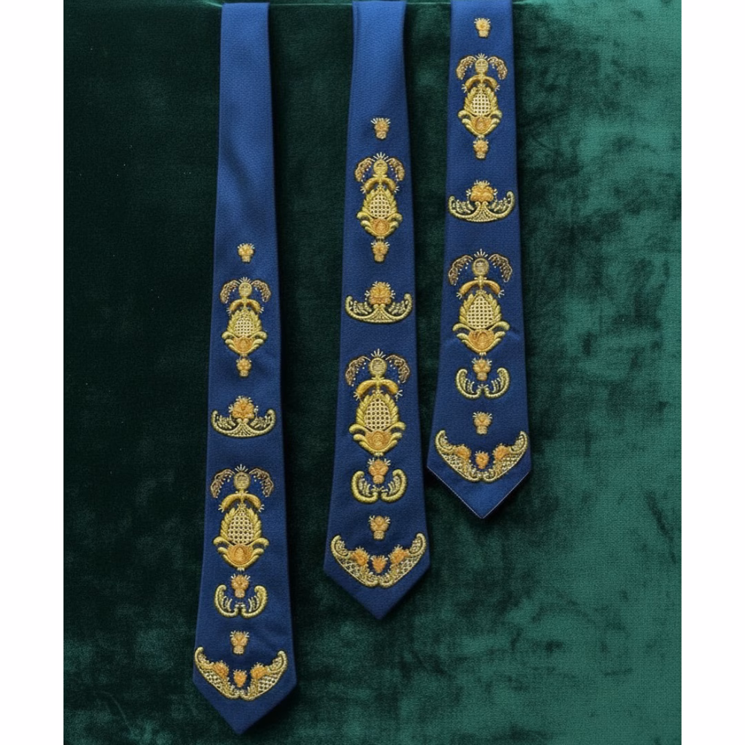Brodere slips/hårbøyle Romeriksbunad